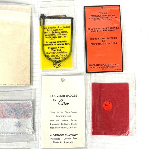 Australia Great Barrier Reef 14 Vtg Woven Badge Patch Lot NSW Cairns Queensland - Picture 7 of 9